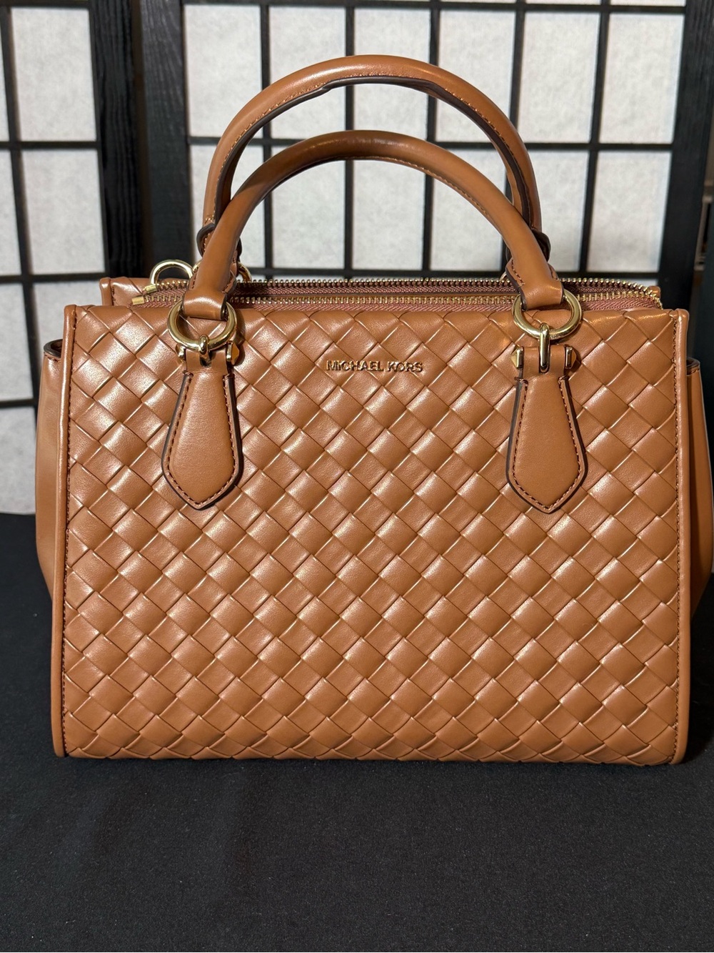 Michael Kors Marilyn Woven Satchel